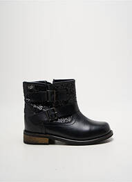 Bottines/boots tissage tissage pailleté talon bas noir INITIALE PARIS fille