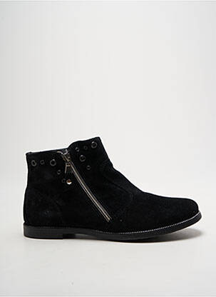 Bottines/boots nubuck talon bas noir PRIMIGI fille