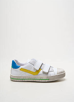 Baskets voute plantaire bout rond blanc BABYBOTTE garcon