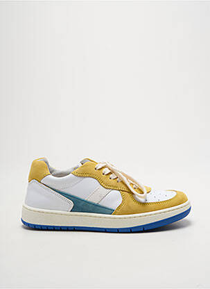 Baskets nubuck bout rond jaune BABYBOTTE garçon