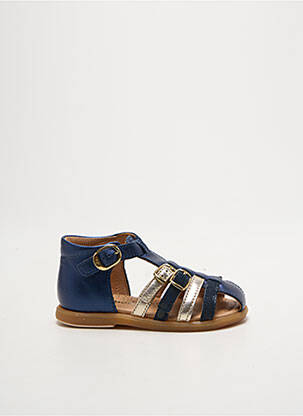 Sandales/nu pieds bout rond bout rond bleu BABYBOTTE fille