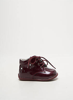 Bottillons violet MINIBEL fille