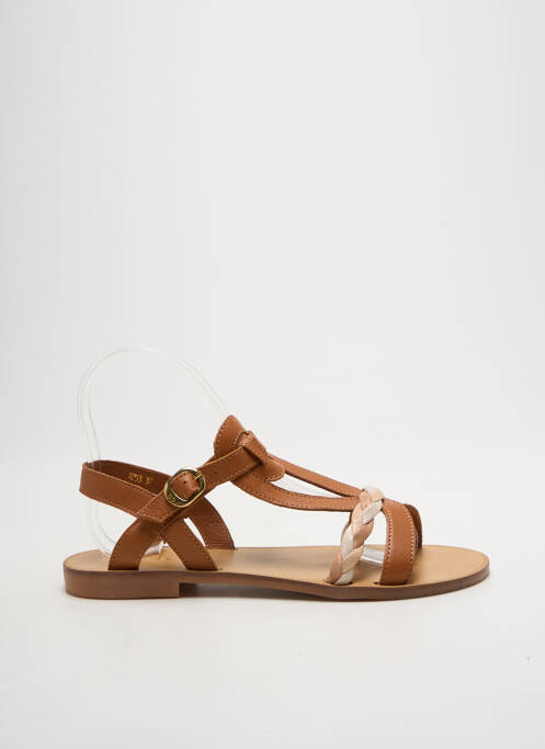 Sandales/Nu pieds marron BABYBOTTE fille