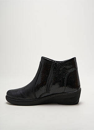 Bottines/boots matière lisse talon de 4 à 6cm noir PEDRO TORRES femme