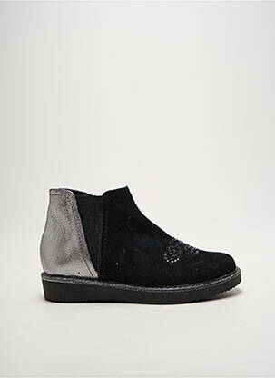 Bottines/boots tissage satiné talon plat jusqu'à 3cm argent J.METAYER femme