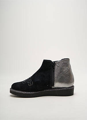 Bottines/boots matière lisse talon plat jusqu'à 3cm argent J.METAYER femme
