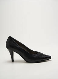Escarpins matière lisse talon de 7 à 9cm noir ALPINA femme