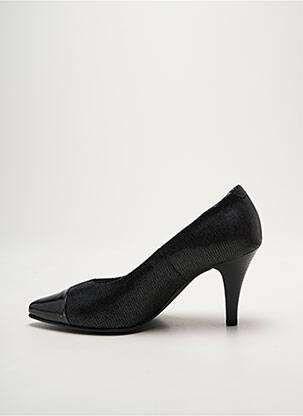 Escarpins matière lisse talon de 7 à 9cm noir ALPINA femme
