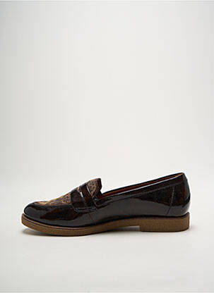 Mocassins matière lisse talon plat jusqu'à 3cm marron TAMARIS femme