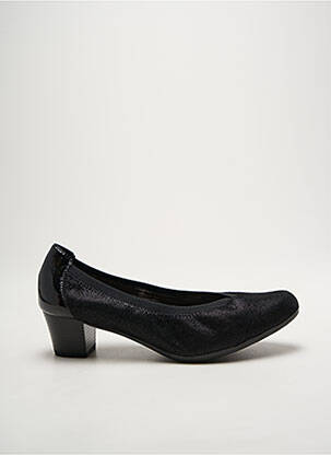 Escarpins matière lisse talon de 4 à 6cm noir ALPINA femme
