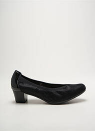 Escarpins matière lisse talon de 4 à 6cm noir ALPINA femme