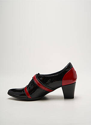 Derbies bout pointu talon de 4 à 6cm rouge J.METAYER femme