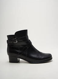 Bottines/boots matière lisse talon plat jusqu'à 3cm noir JENNY femme