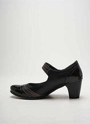 Escarpins cubain talon de 4 à 6cm noir J.METAYER femme