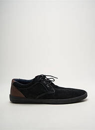 Baskets nubuck bout rond noir S.OLIVER homme