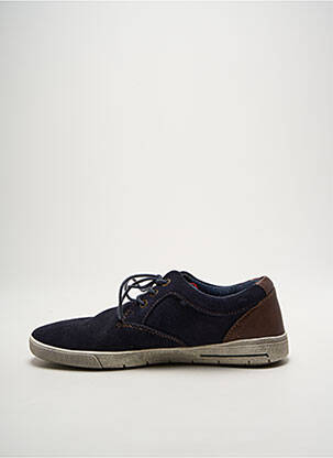 Baskets nubuck bout rond bleu S.OLIVER homme