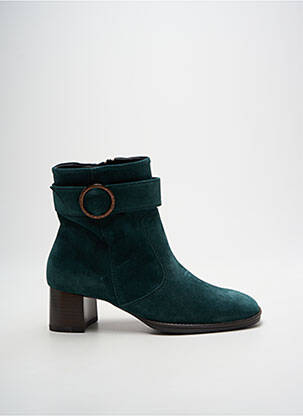 Bottines/boots nubuck talon de 4 à 6cm vert ARA femme