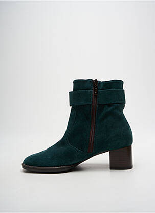 Bottines/boots nubuck talon de 4 à 6cm vert ARA femme