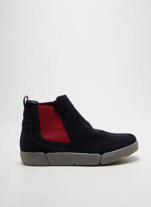 Bottines/boots nubuck talon plat jusqu'à 3cm bleu ARA femme