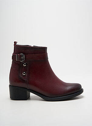Bottines/boots matière lisse talon de 4 à 6cm violet PEDRO TORRES femme