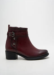 Bottines/boots matière lisse talon de 4 à 6cm violet PEDRO TORRES femme