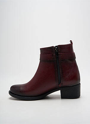 Bottines/boots matière lisse talon de 4 à 6cm violet PEDRO TORRES femme
