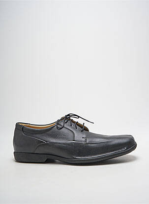 Derbies bout carré talon bas noir SLEDGERS homme