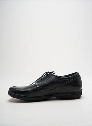 Baskets matière lisse bout rond noir SLEDGERS homme