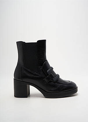 Bottines/boots matière lisse talon de 4 à 6cm noir CAPRICE femme