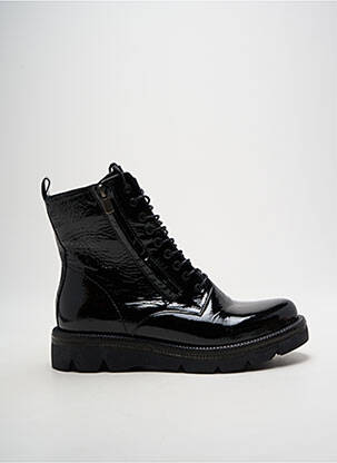 Bottines/boots fermeture zip et lacets talon plat jusqu'à 3cm noir METAMORF'OSE femme