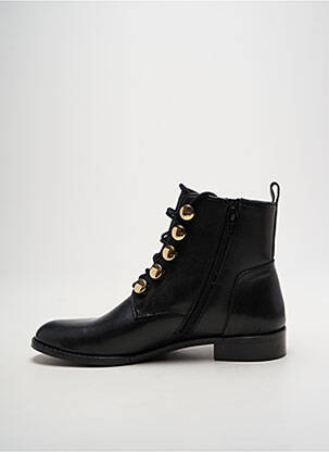 Bottines/boots matière lisse talon plat jusqu'à 3cm noir ELUE PAR NOUS femme