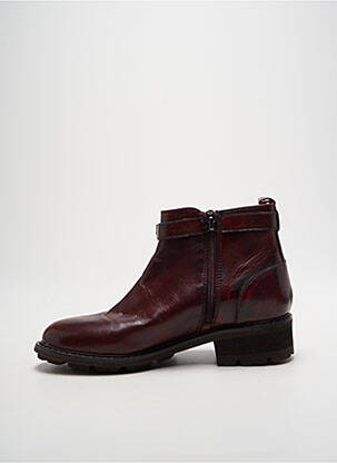 Bottines/boots matière lisse talon plat jusqu'à 3cm violet ROHDE femme