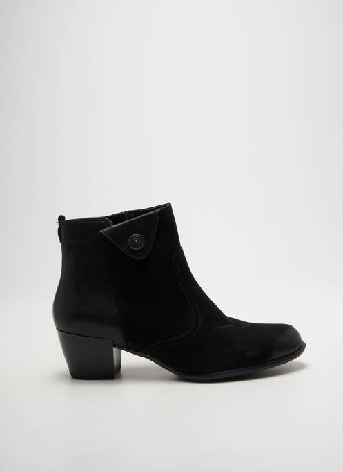 Bottines/boots matière lisse talon de 4 à 6cm noir TAMARIS femme
