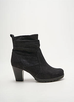 Bottines/boots cubain talon de 4 à 6cm noir JANA femme