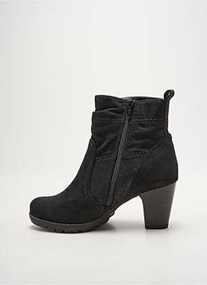 Bottines/boots cubain talon de 4 à 6cm noir JANA femme