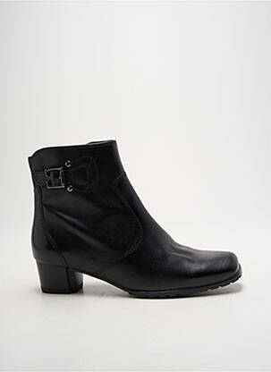 Bottines/boots matière lisse talon de 4 à 6cm noir JENNY femme