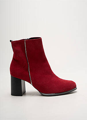 Bottines/boots talon bottier talon de 4 à 6cm rouge J.METAYER femme