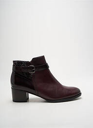 Bottines/boots matière lisse talon de 4 à 6cm violet TAMARIS femme