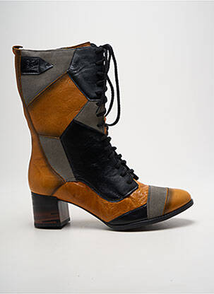 Bottes talon bottier talon de 4 à 6cm jaune MACIEJKA OBUWIE femme