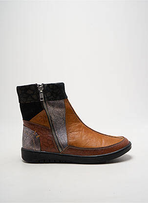 Bottines/boots fourrée talon plat jusqu'à 3cm marron MACIEJKA OBUWIE femme