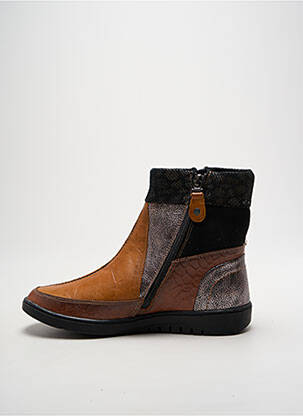 Bottines/boots fourrée talon plat jusqu'à 3cm marron MACIEJKA OBUWIE femme