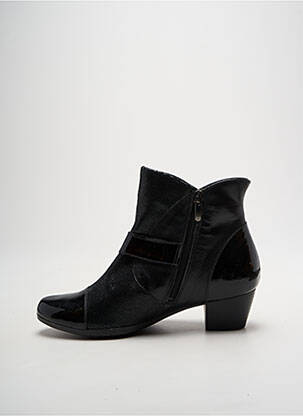 Bottines/boots matière lisse talon de 4 à 6cm noir ALPINA femme