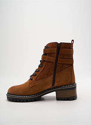 Bottines/boots nubuck talon de 4 à 6cm marron ELUE PAR NOUS femme