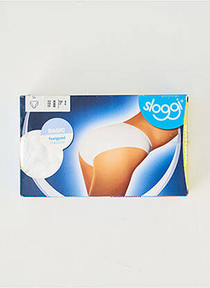 Culotte stretch blanc SLOGGI femme