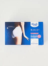 Culotte haute stretch blanc SLOGGI femme