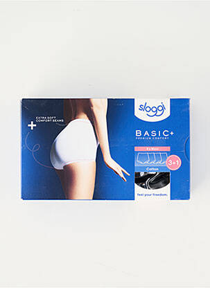 Culotte haute stretch noir SLOGGI femme