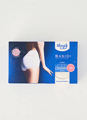 Culotte haute stretch blanc SLOGGI femme