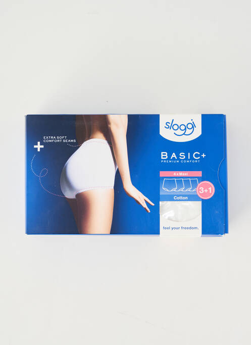 Culotte haute blanc SLOGGI femme