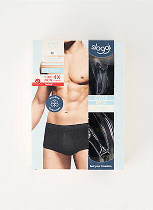 Boxer stretch noir SLOGGI homme