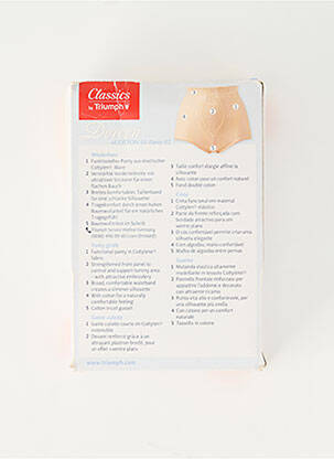 Culotte gainante broderie chair TRIUMPH femme